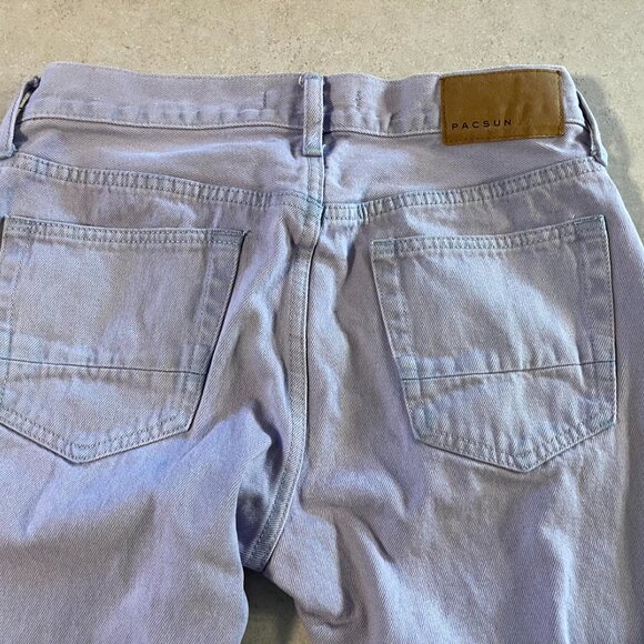 Pac Sun Women's Jeans Pale Purple Slim taper 29x30 - Picture 9 of 9